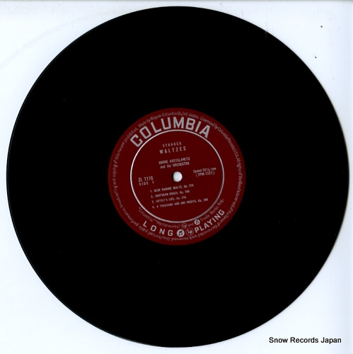 KOSTELANETZ, ANDRE strauss waltzes ZL-1116