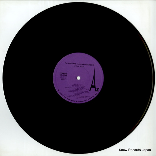 COLOMBO, PIA chante bartholt brecht et kurt weill VIP-7249