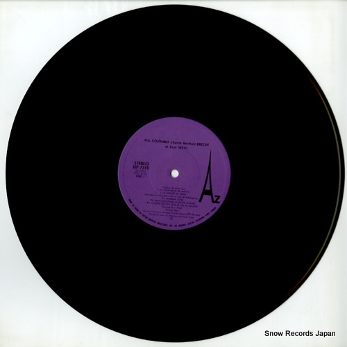 COLOMBO, PIA chante bartholt brecht et kurt weill VIP-7249