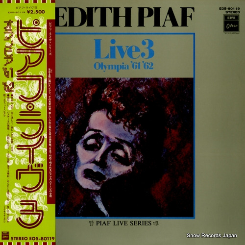 PIAF, EDITH live 3 / olympia '61 '62 EOS-80119
