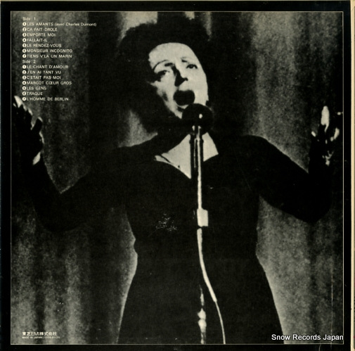 PIAF, EDITH live 4 / bobino '63 EOS-80120