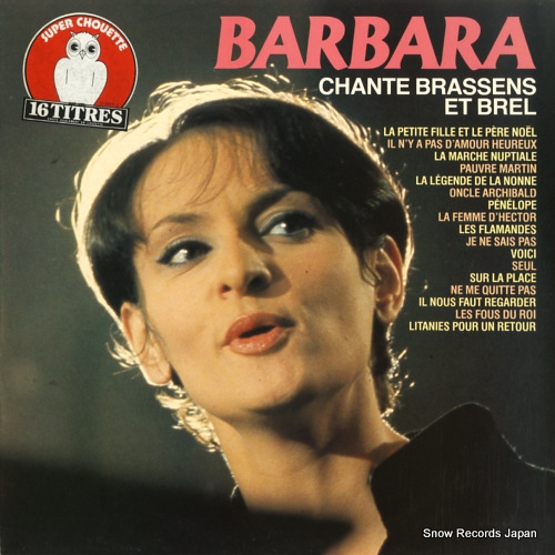 BARBARA chante brassens et brel CBS54531