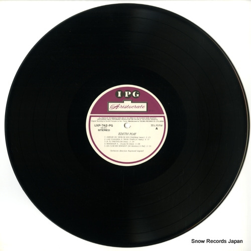 PIAF, EDITH edith piaf UXP-742-PG