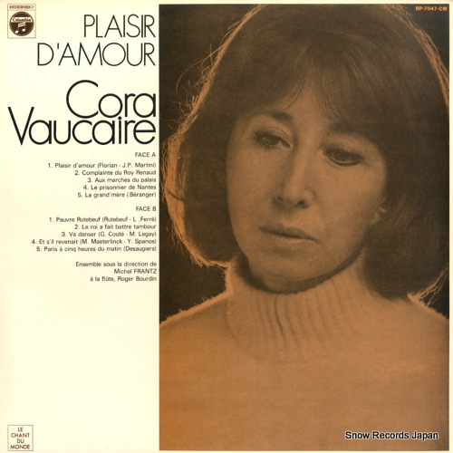 VAUCAIRE, CORA plaisir d'amoul RP-7047-CM