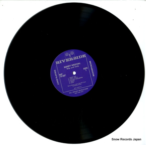 WESTON, RANDY trio and solo VIJJ-30059/RLP12-227