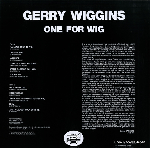 WIGGINS, GERRY one for wig NFS9302