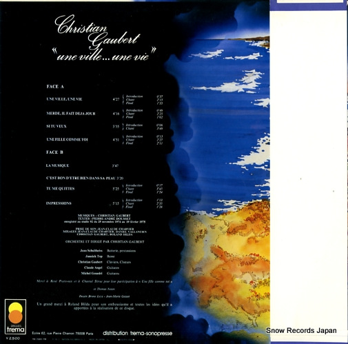 GAUBERT, CHRISTIAN une ville...une vie YX-7081-TR