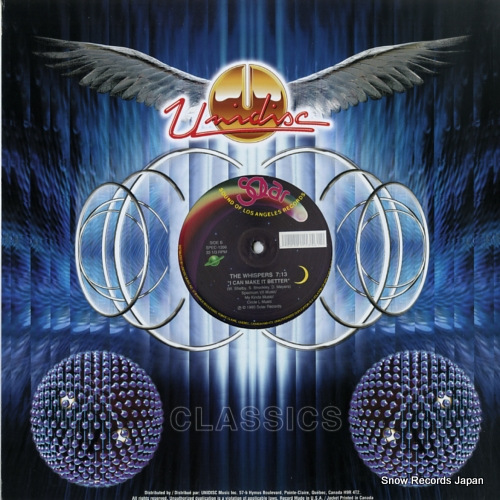WHISPERS, THE and the beat goes on / i can't make it better SPEC-1356