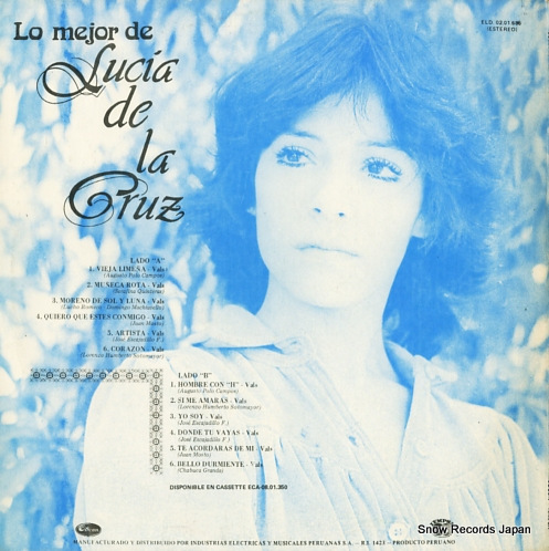 CRUZ, LUCIA DE LA lo mejor de ELD-0201686