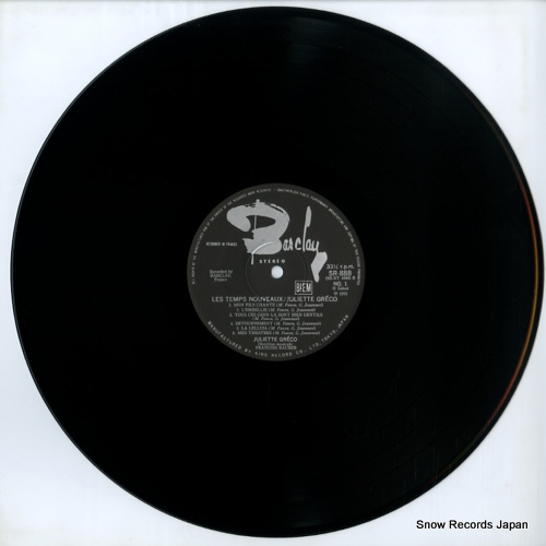 GRECO, JULIETTE les temps nouveaux SR888