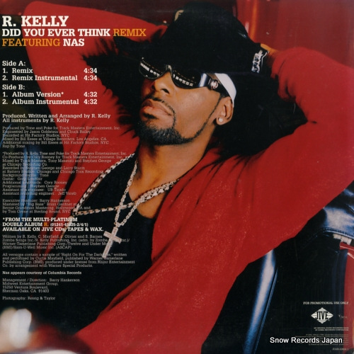 R. KELLY did you ever think JDAB-42604-1