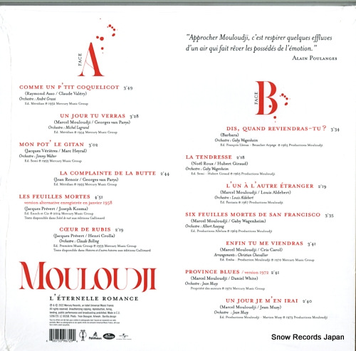 MOULOUDJI l'eternelle romance 5396729