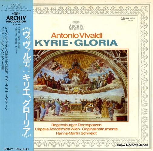 SCHNEIDT, HANNS-MARTIN vivaldi; kyrie gloria MA5128