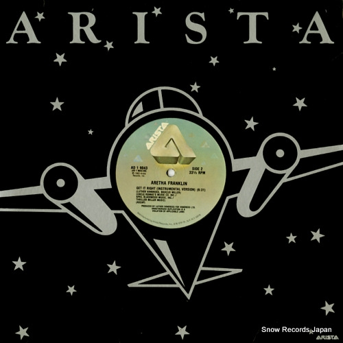 FRANKLIN, ARETHA get it right AD19043