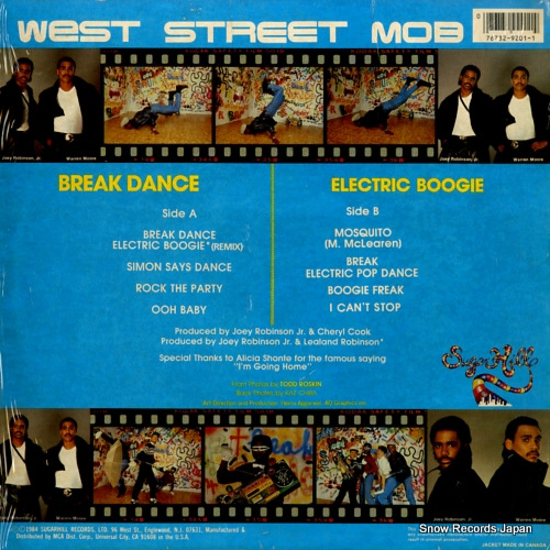 WEST STREET MOB break dance - electric boogie SH9201