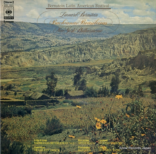 BERNSTEIN, LEONARD bachianas brasileiras SONC10325