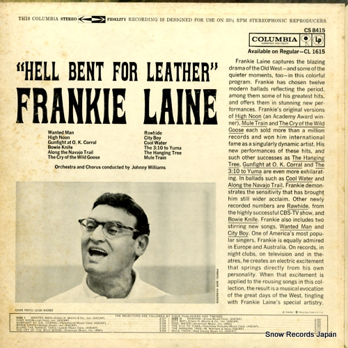 LAINE, FRANKIE hell bent for leather! CS8415