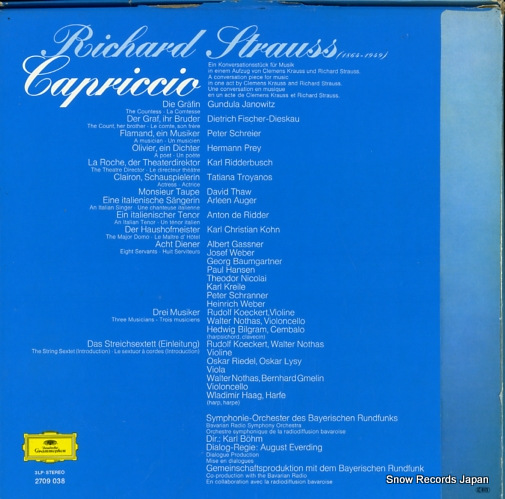 BOHM, KARL strauss; capriccio 2709038