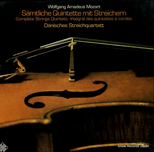 DANISCHES STREICHQUARTETT mozart; samtliche quintette mit streichern 6.35017