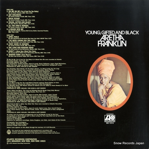 FRANKLIN, ARETHA young, gifted and black SD7213