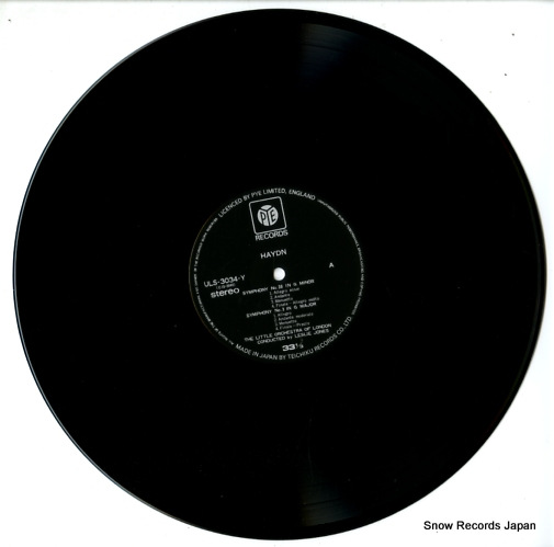 JONES, LESLIE haydn; symphony no.39/no.3/no.73 ULS-3034-Y