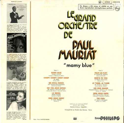 MAURIAT, PAUL mamy blue 6332016