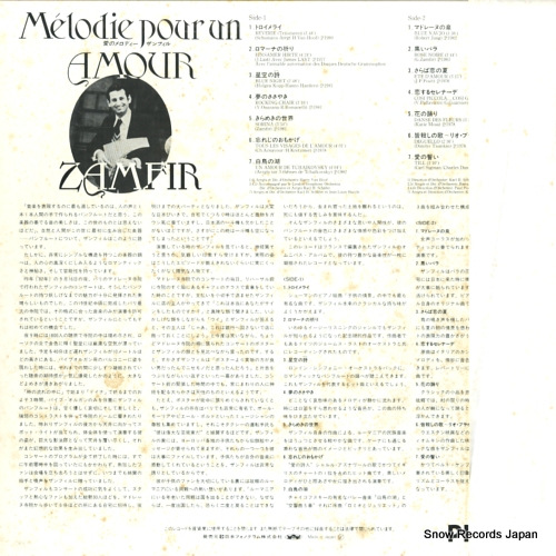 ZAMFIR melodie d' amour 28PP-62