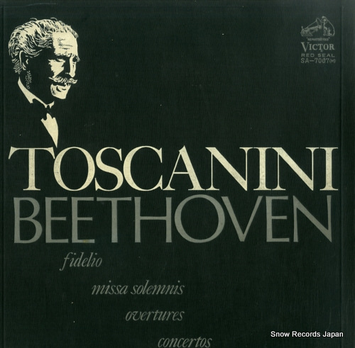 TOSCANINI, ARTURO beethoven; fidelio, missa solemnis, overtures, concertos SA-7007