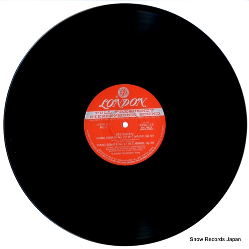 ASHKENAZY, VLADIMIR beethoven; piano sonatas 22, 24, 25 & 27 K25C-126