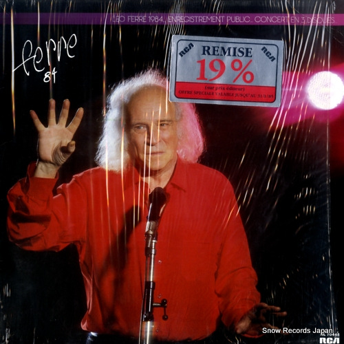 FERRE, LEO leo ferre 1984 / enregistrement public NL70445