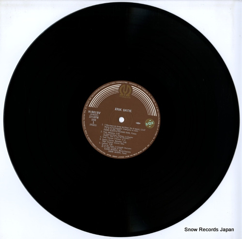 GLAZER, FRANK music of erik satie H-5015V