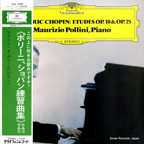 POLLINI, MAURIZIO chopin; etudes op.10 & op.25 MG2389
