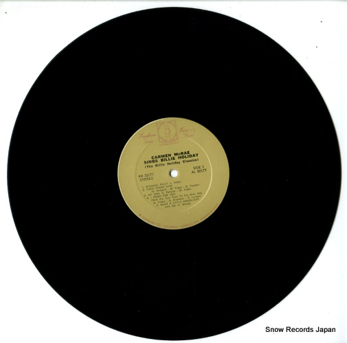 MCRAE, CARMEN sings billie holiday KH32177
