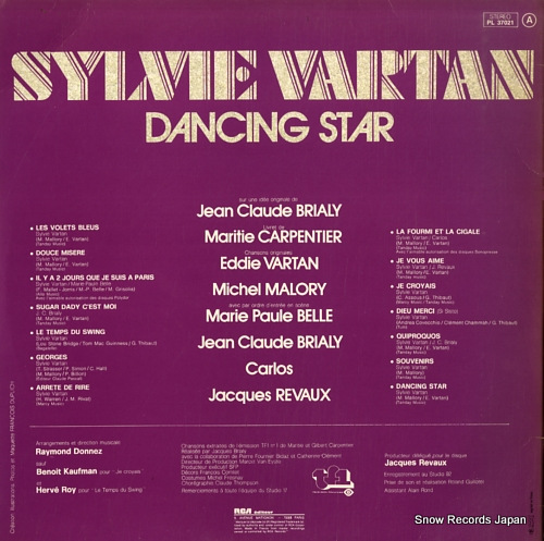 VARTAN, SYLVIE dansing star PL37021