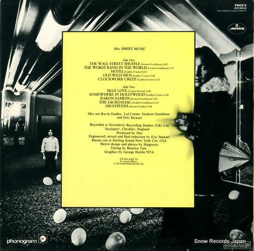 10CC sheet music PRICE8