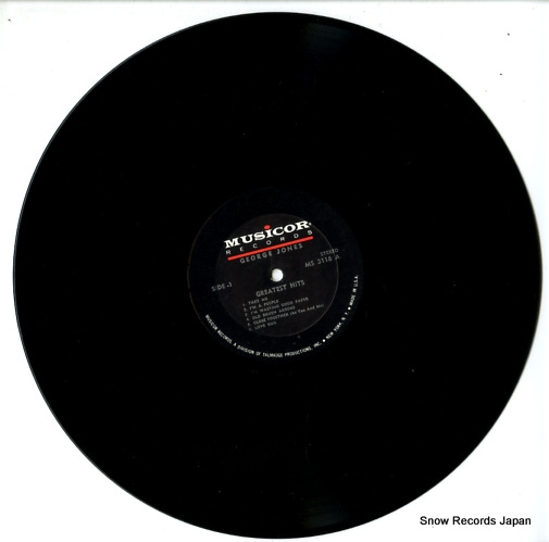JONES, GEORGE greatest hits MS3116