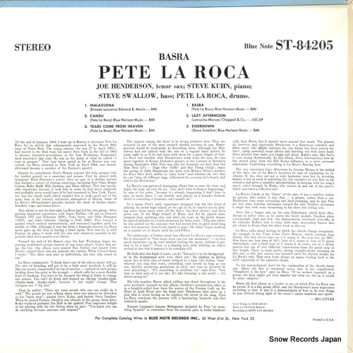 LA ROCA, PETE basra BST84205