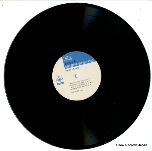 GOULD, GLENN brahms; 10 intermezzi for piano SONC10134