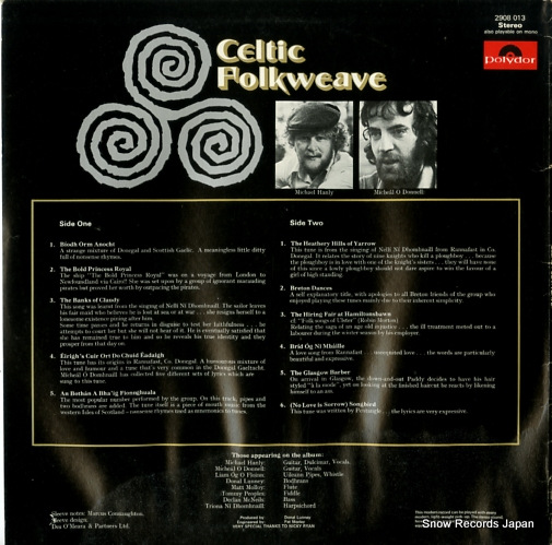HANLY, MICHAEL, AND MICHEAL O'DONNELL celtic folkweave 2908013