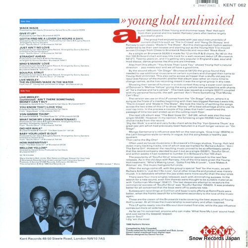 YOUNG HOLT UNLIMITED, THE wack wack KENT062