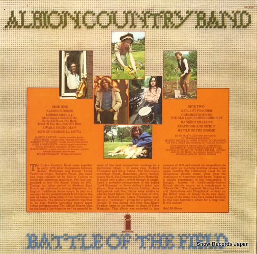 ALBION COUNTRY BAND battle of the field HELP25