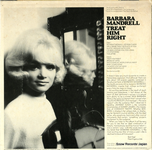 MANDRELL, BARBARA treat him right LE10550