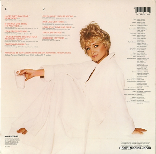 MANDRELL, BARBARA clean cut MCA-5474