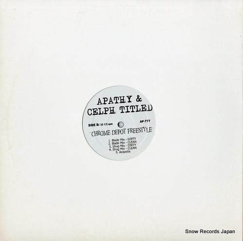 APATHY just begun / chrome depot freestyle AP-777
