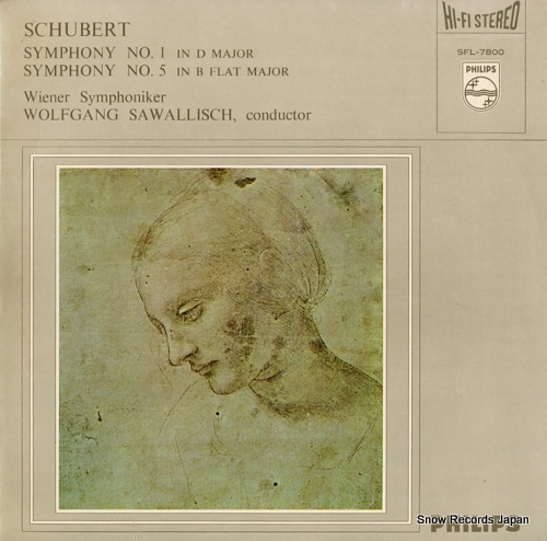 SAWALLISCH, WOLFGANG schubert; symphony no.1/no.5 SFL-7800
