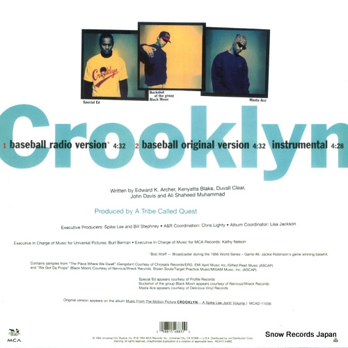 å󡦥ɥ㡼 crooklyn MCA1254883
