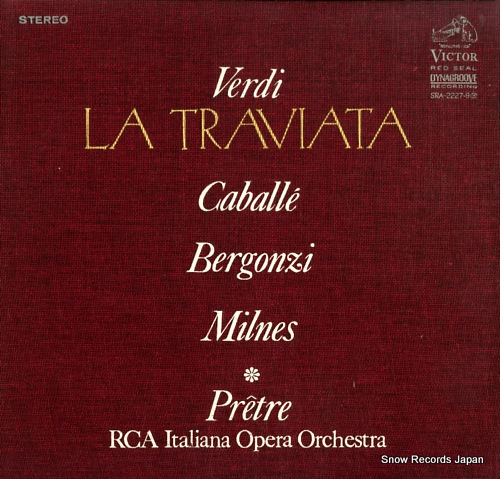 PRETRE, GEORGES verdi; la traviata SRA-2227