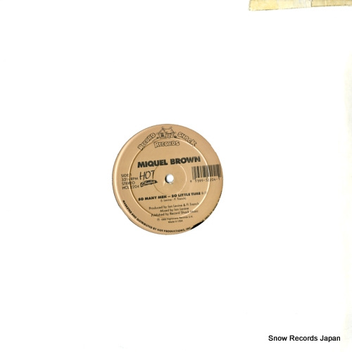 BROWN, MIQUEL / EVELYN THOMAS so many men so little time / high energy HCL2204