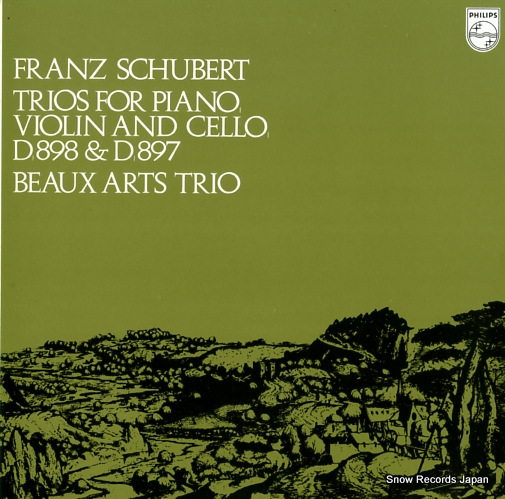 BEAUX ARTS TRIO schubert; trios for piano violin and cello d898/d897 13PC-54