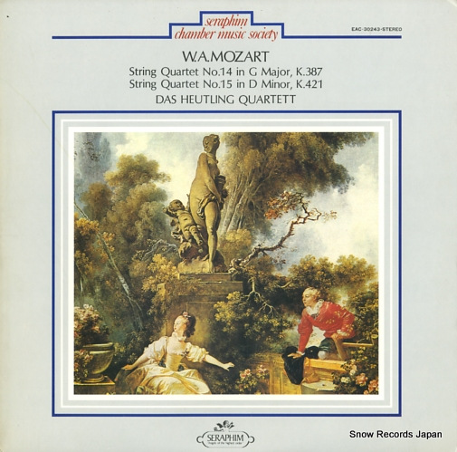 DAS HEUTLING QUARTETT mozart; string quartet no.14/no.15 EAC-30243